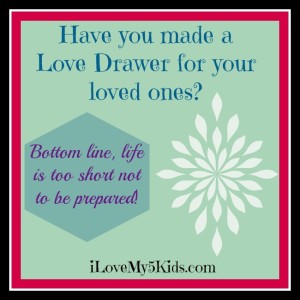 Love Drawer (In Case of Emergency)