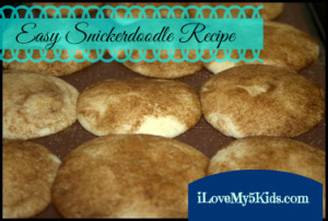 Easy Snickerdoodles Recipe