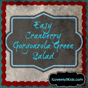 Cranberry Gorgonzola Salad