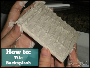 How to tile backsplash