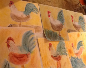 Roosters Pastels ilovemy5kids.com