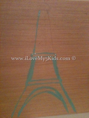 Eiffel Tower drawing