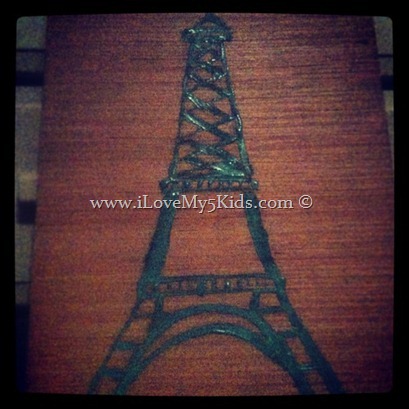 Eiffel Tower for Girl's Room