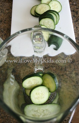 Cucumber Water ilovemy5kids