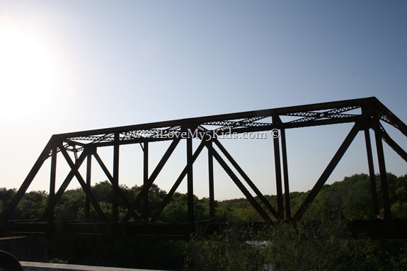 Suspension Bridge in Texas