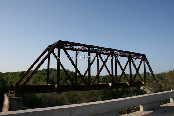 Bridge to nowhere near Goliad Texas