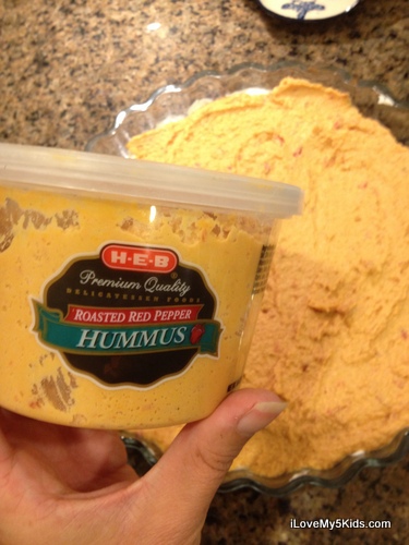 Greek Layered Dip with HEB Hummus