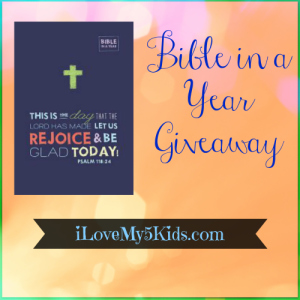 Bible in a Year Giveaway