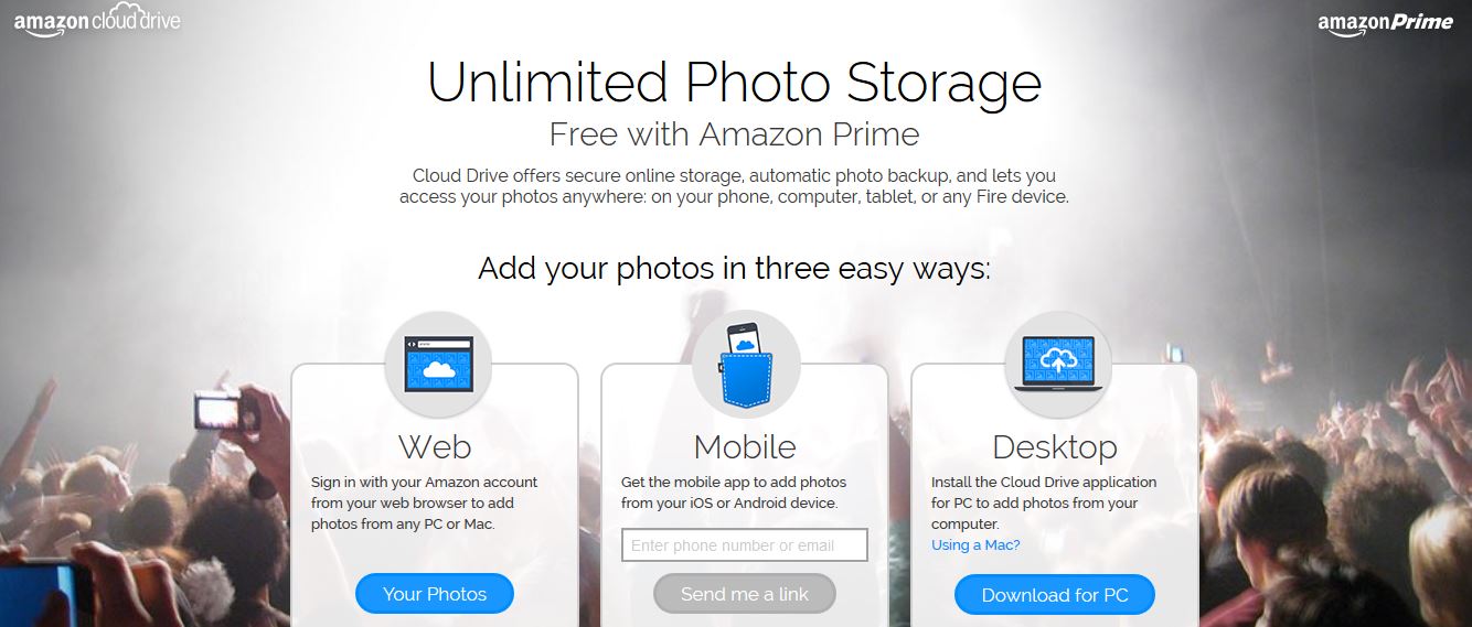 Unlimited Photo Storage